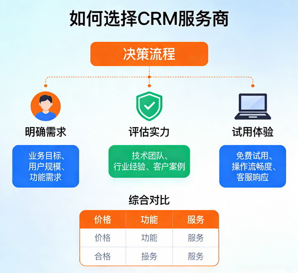 如何选择CRM服务商